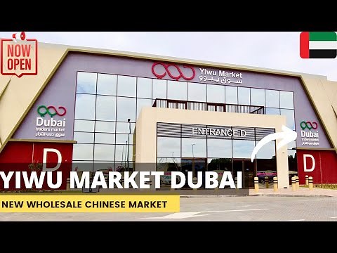 [4K] Inside the YIWU MARKET Dubai!! Wholesale CHINESE MARKET! Shopping Mall in Dubai - Walking Tour