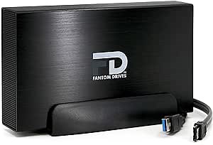 Fantom Drives FD 6TB DVR Expander External Hard Drive - USB 3.0 & eSATA (Comes with Both USB and eSATA Cable) - Supports DirecTv, Arris and More, Black (DVR6KEUB)