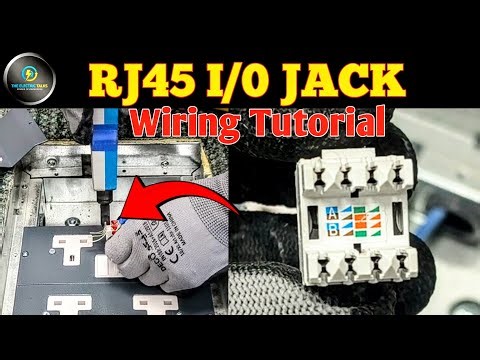 RJ45 I/O Jack Connection Kaise Kare? ⚡ Internet Wall Socket Wiring (Step-by-Step Hindi)