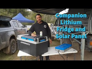 Companion Lithium Fridge Review with 120w Solar Panel
