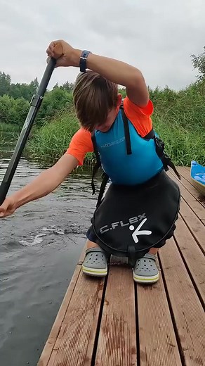 Canoe training 🛶 | Canoe Slalom Ozolnieki