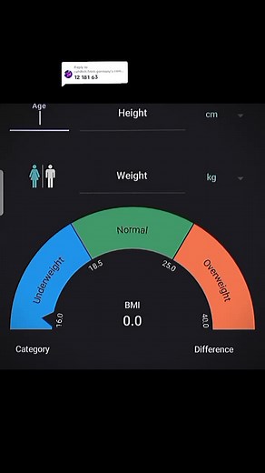 Replying to @random.from.germany #normal #BMIcalculator