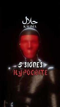 5 signs that a person is a hypocrite