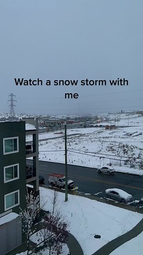 Snow Storm Timelapse: Relaxing Winter Weather