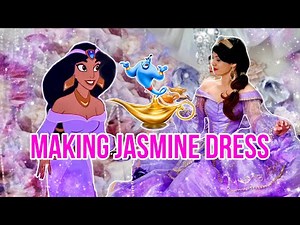 Making Princess Jasmine Purple dress | by Yaffie Dreams Aleks Ponomareva