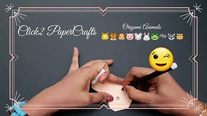 10 Amazing Origami Animal Faces Diy / Easy Paper Crafts Without Glue
