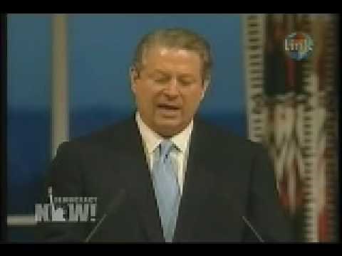 Al Gore Accepts Nobel Peace Prize - Part 1