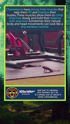 Gym Buddies? These Chameleons Do Push-Ups 🦎💪