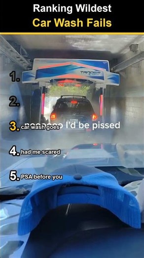 Top 5 Car Wash Fails Caught on Camera #shorts