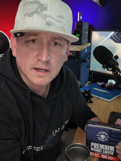 When you want coffee fast at camp, this makes life easy. campcoffee, instantcoffee, blackoutcoffee, coffeegear, outdoorcoffee