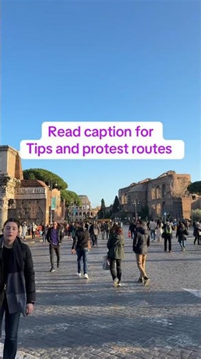 Rome is in the streets right now