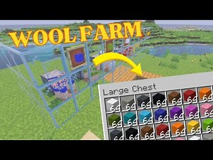 EASIEST wool farm in Minecraft Bedrock and Java 1.21 !