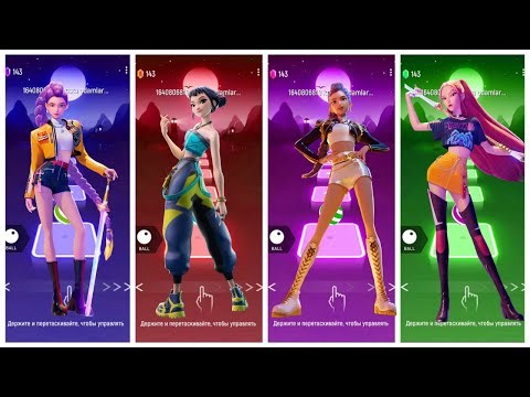 ♥️KPop Demon Hunters DANCE BATTLE! Tiles Hop to Coffin Dance