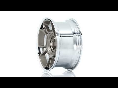 US Mags Flagstaff UC147 Pewter with Chrome Lip 360 Wheel Spin