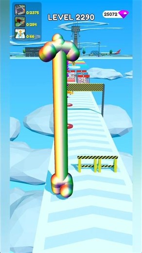 Tall Man Run 🏃‍♂️ lvl 2290 #shorts #gamingwithrabia #tallmanrun