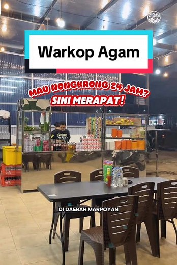 Warkop Agam Asokha: Tempat Nongkrong 24 Jam di Marpoyan