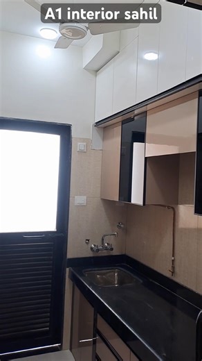 Small modular kitchen design ideas !! #kitchendesign #kitchen #shorts #viral