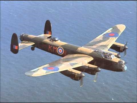 RAF bombing raid over Stettin, Germany, April, 1943