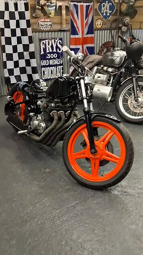 So this was hand made by myself 15 years ago for me pal graham. 400 four hot rod was the theme. You can't believe how much went into this . No looking through a catalogue and buying shite #jesuslovesyou #rustyrambles #nigeltandy #custombikes #airbrush #honda400 #hotrod #pistons #spanners #sculpture | Nigel Tandy