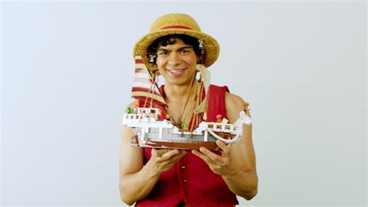 The Going Merry has a special place in the hearts of all our Straw Hats! 😆 Join our crew as they pass around this legendary Going Merry Pirate Ship LEGO set! 🏴‍☠️🐏 | Onepiecenetflix