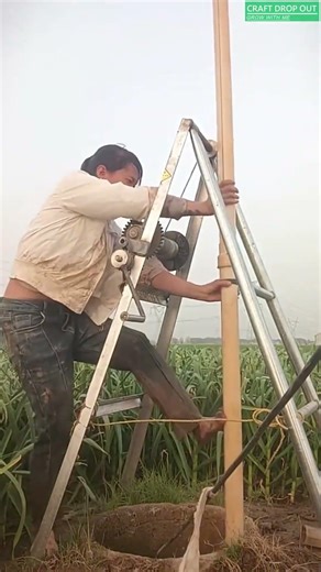 ⚙️💪 Pipe puller that makes buried pipes easy