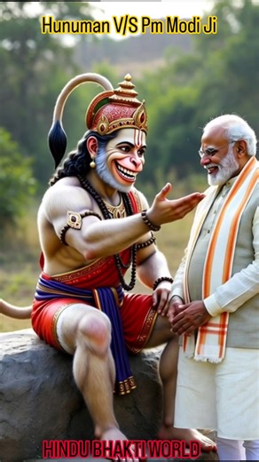 मोदी जी पर हनुमान जी का आशीर्वाद 🙏🔥| #Shorts