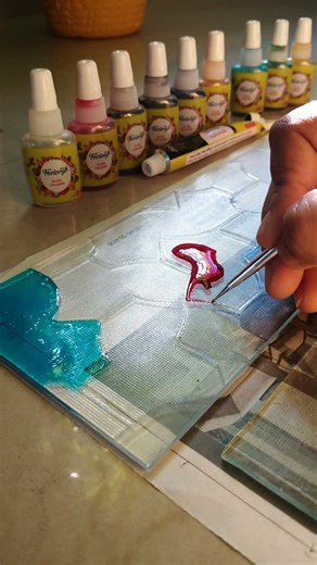 Glass art 🌈🎨 #song #music #cover #singer #coversong #art #trustpeople #arijitsingh #diy #glassart