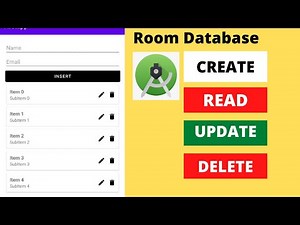 All About Room Database | CRUD operations In Room Database | Android Studio | Code The World