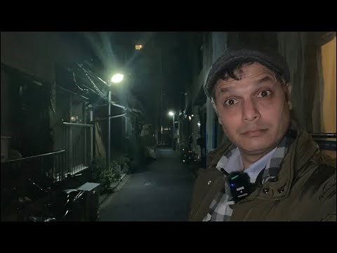 Tokyo Alleys at Night | Old Row Houses of Tsukishima