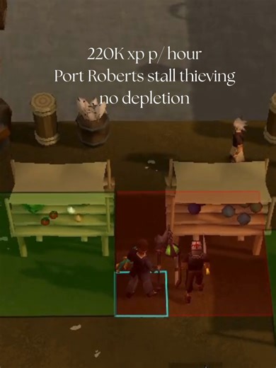 Maximize XP Gains at Port Roberts in OSRS