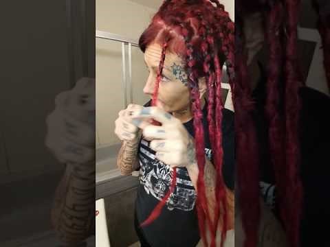 How to install single ended dreads with thread
