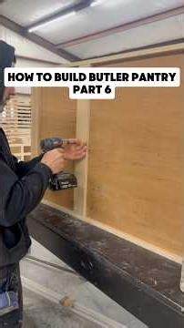 How to build cabinets for butler pantry #fyp #diy #woodworking #howto #carpentry #homeimprovement