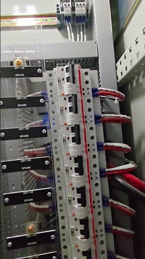 hvac panel board and termination cable #hvactechnician #electrical #construction