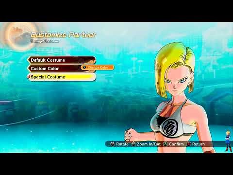 Bikini Beach| Dragon Ball Xenoverse 2 Unlocking Sultry Swimwear Android 18 & Camo Bikini