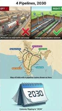 India is REPLACING LPG Trucks? | PNGRB Explained for UPSC | LPG Pipeline 2030