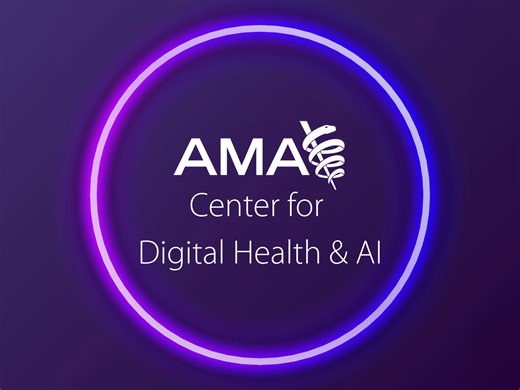 AI is transforming health care. ANNOUNCING: The AMA is launching the Center for Digital Health and AI to ensure physicians help shape responsible innovation. Learn more: http://spr.ly/6188A40kG | American Medical Association