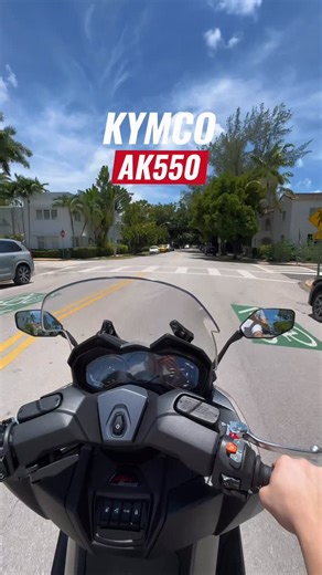 Beach Scooter on Instagram: "The KYMCO AK550 delivers the power of a motorcycle with the comfort and precision of a premium scooter 💪🏽 Would you like to get one? 👉🏼(786) 498-7208📲 #kymco #kymcoak550 #scooter #miamiscooters #kymcousa"