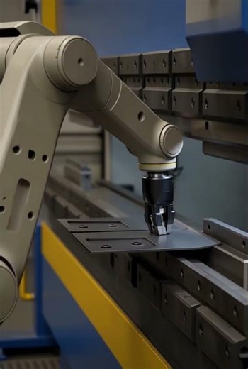 Raw Metal In → Finished Parts Out – Single-Line CNC Production Flow