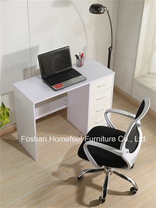[Hot Item] Office Furniture Colorful High UV Glossy Study Computer Desk with 4 Drawers