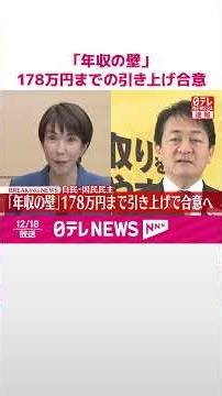 【速報】「年収の壁」178万円までの引き上げ合意 自民党と国民民主党 関係者「総理が政治判断をした」 #shorts