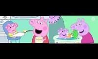 Mix of 2 videos from youtube : peppa pig baby alexander g major 20