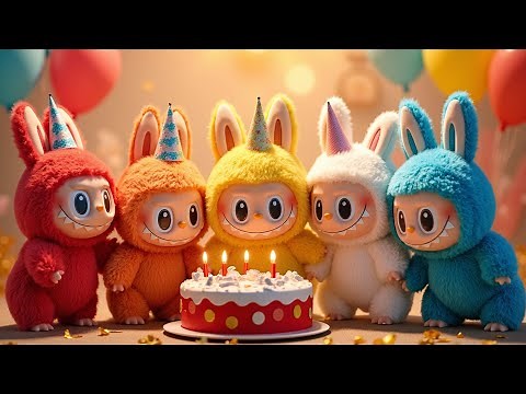 Happy Birthday Labubu | Funny Song For Baby & Nursery Rhymes by Toddler Zoo #labubu