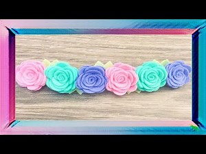 طريقة ورده بقماش الجوخ سهله وبسيطه وشكلها روعه /توكة للشعر