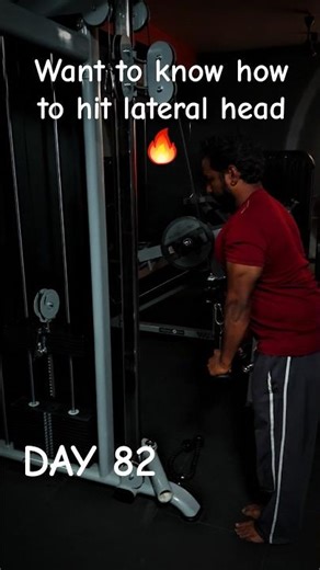 this how to perform lateral head.#triceps #motivation#shorts#gym