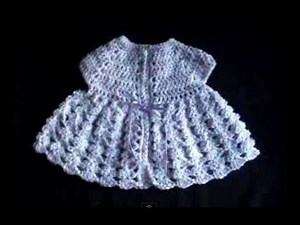 Crochet Baby Imagination Sweater Shell Stitch Part 1of 4