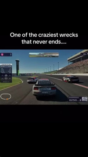 Unbelievable NASCAR 25 Wreck That Never Ends