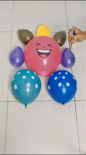 Water Balloon Burst Slow Motion | Color Splash Satisfying POP 💦💥🌈 #shorts #popping #balloon