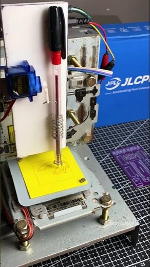 DIY CNC Plotter Machine using Arduino Nano #jlcpcb #cncmachine #arduino ‪@sritu_hobby‬