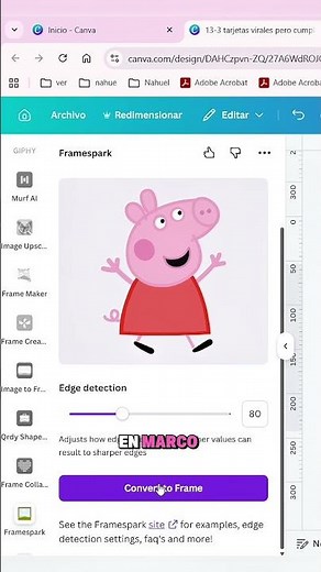 How to create custom frames in Canva?