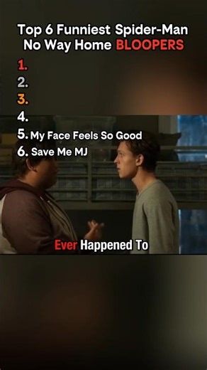 Top 5 Funniest Spider-Man No Way Home BLOOPERS! 😂 #spidermannowayhome #tomholland #marvel